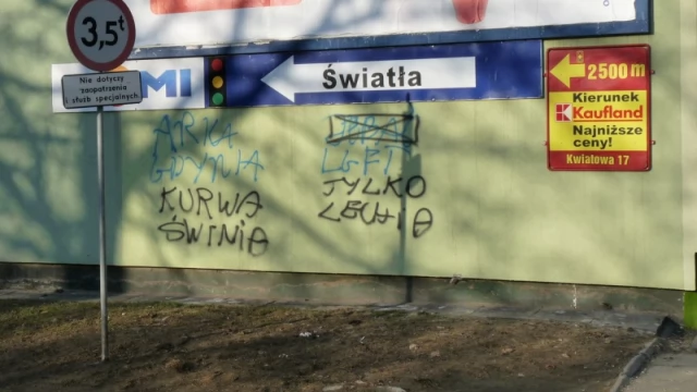 Tczew - Skandaliczne napisy na ścianach!