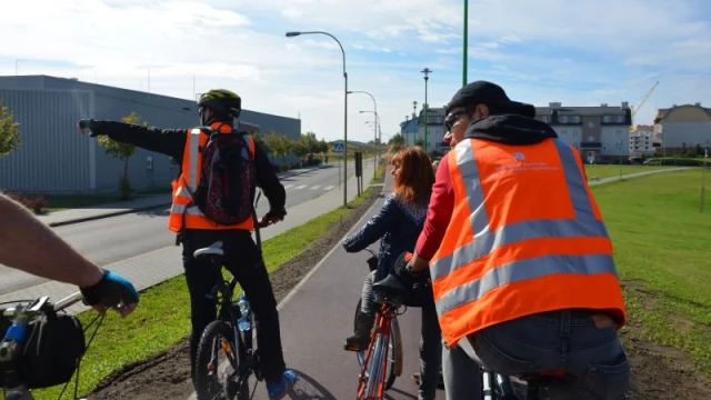 Tczew - Specjalny zespół rowerowy testował nową infrastrukturę