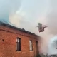 Tczew - Dziesięć zastępów straży gasi pożar w Tymawie