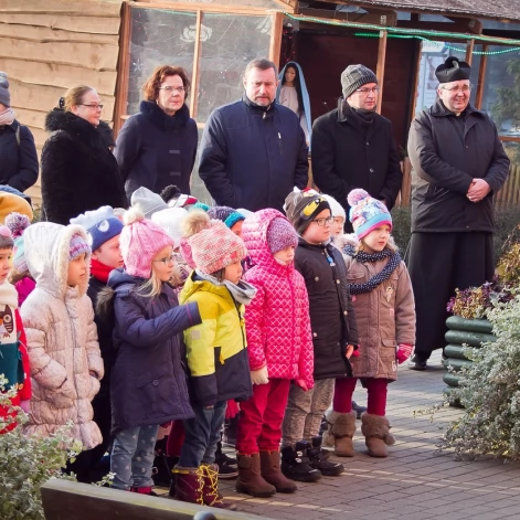 Tczew - Szopka Bożonarodzeniowa przed ratuszem