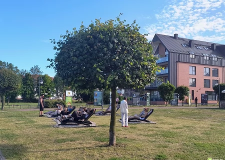 Tczew - Nowe leżaki nad Wisłą