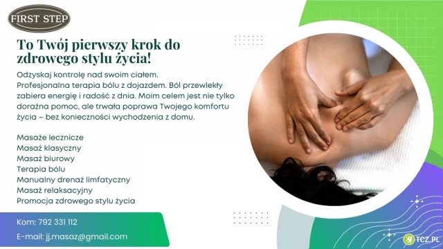 Tczew - Masaże z dojazdem do klienta