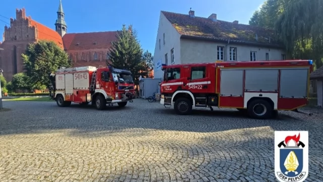 Tczew - Pelplin. Auto w rzece