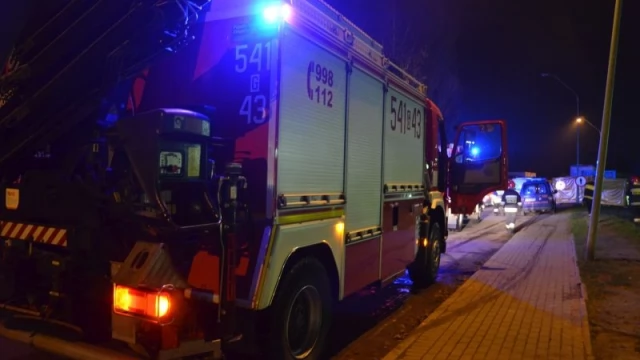 Tczew - Pożar na zabytkowym Moście Tczewskim. Trwa gaszenie