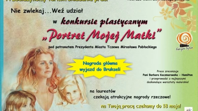 Tczew - Konkurs plastyczny "PORTRET MOJEJ MATKI" - Przedłużony termin składania prac!