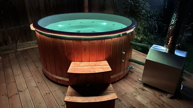 Tczew - Balia ogrodowa z piecem na drewno jacuzzi