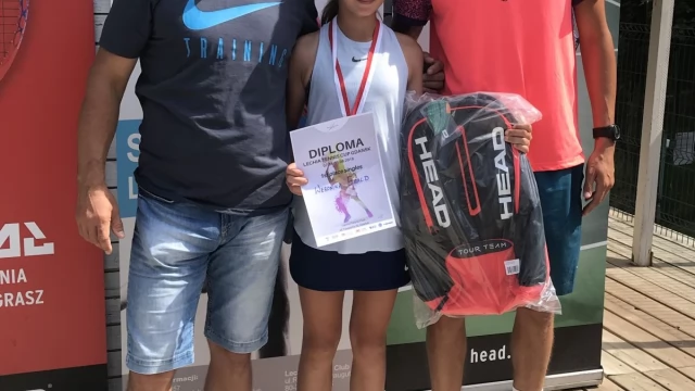 Tczew - Weronika Ewald wygrywa Tennis Europe Junior Tour U12 Lechia Cup!