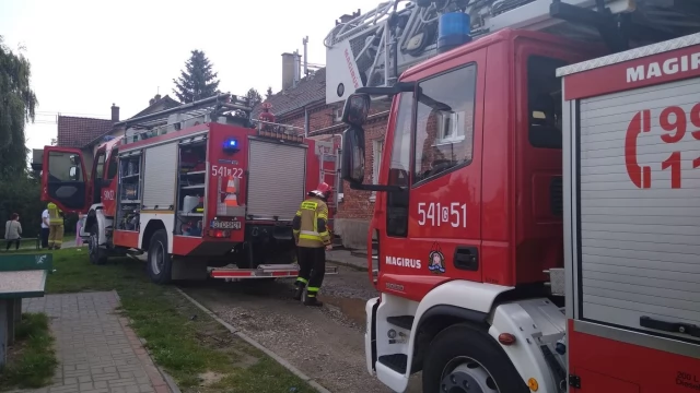 Tczew - Zadymienie w budynku wielorodzinnym na Jagiellońskiej