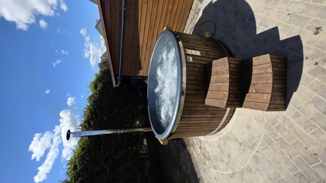 Tczew - Balia ogrodowa z piecem na drewno jacuzzi