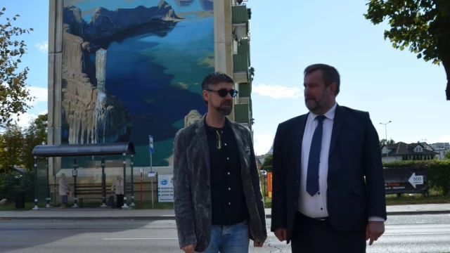 Tczew - Znany jest na całym świecie - teraz powstał jego mural w rodzinnym mieście