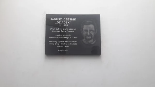 Tczew - Upamiętniono Janusza Cześnika