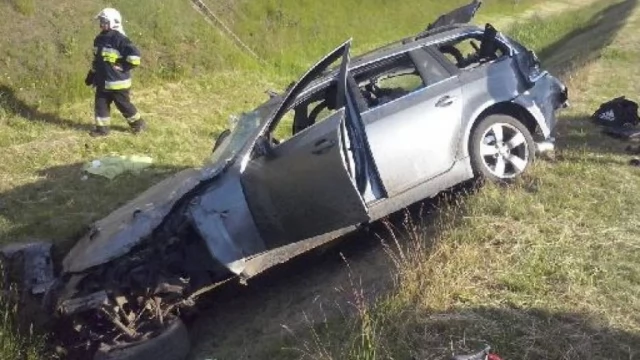 Tczew - Wypadek na A1 - dwie osoby ranne