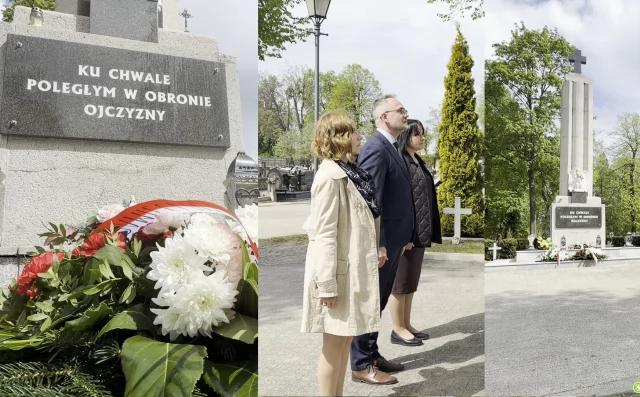 Tczew - Rocznica zakończenia II Wojny Światowej. Odsłonięcie pamiątkowej tablicy