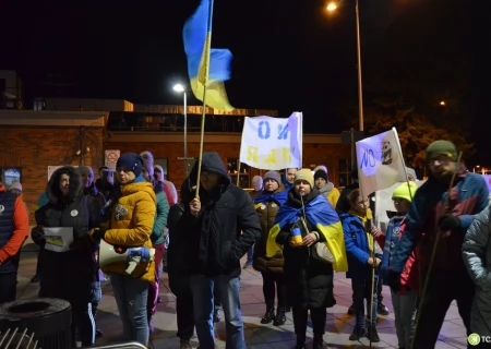 Tczew - Antywojenna demonstracja przeszła ulicami Tczewa