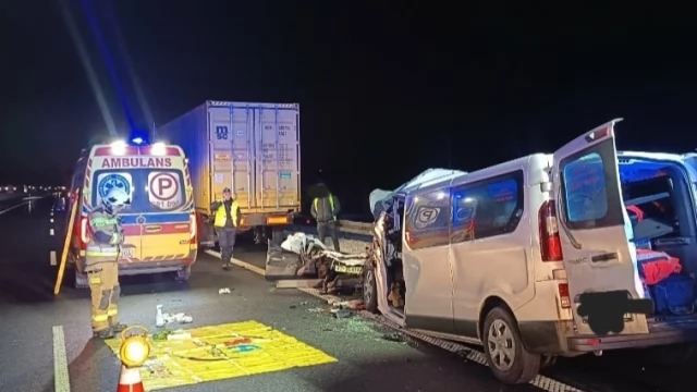 Tczew - Cztery osoby ranne w wypadku na A1!