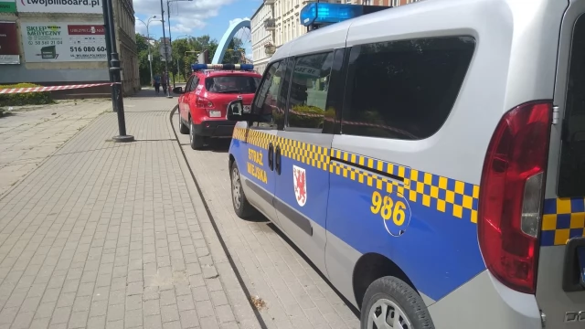 Tczew - Pożar na Wojska Polskiego. Na miejscu 7 zastępów straży