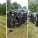 Tczew - Dachowanie na autostradzie A1