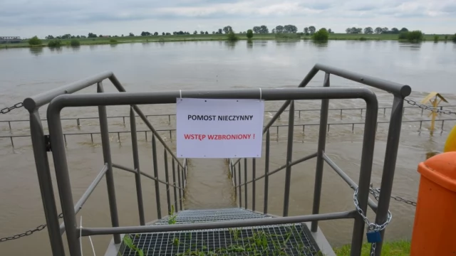 Tczew - Wisła rośnie, ale prawdopodobnie nie przekroczy stanu alarmowego