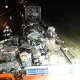 Tczew - Akcja gaśnicza na A1. Płoną bele z odzieżą używaną