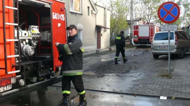 Tczew - Ośrodek Zdrowia stanął w płomieniach