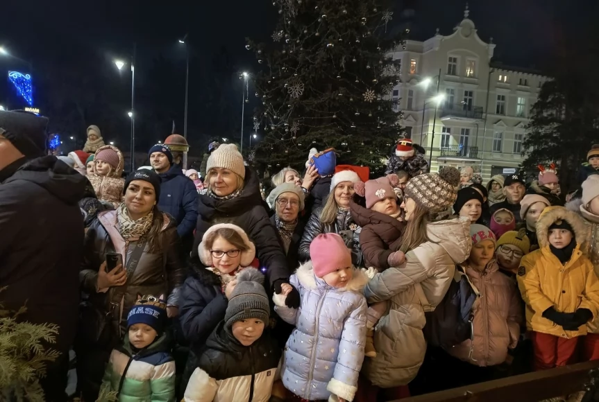 Tczew - Mikołaj odpalił w Tczewie święta