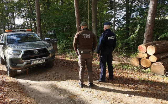 Tczew - Wspólne patrole Policji i Straży Leśnej