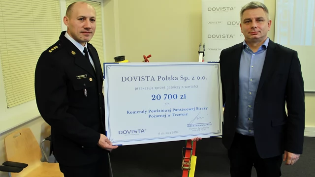Tczew - Tczewscy strażacy dostali prezent