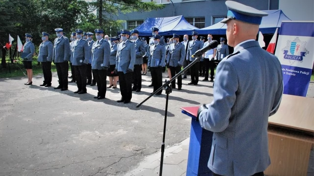 Tczew - 36 policjantów mianowanych na wyższe stopnie