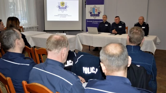 Tczew - Policjanci podsumowali rok - w Tczewie wykrywalność 67,8 proc.
