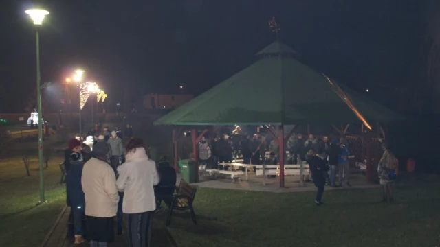 Tczew - Os. Witosa. Nowy Rok przywitali na plenerowej zabawie