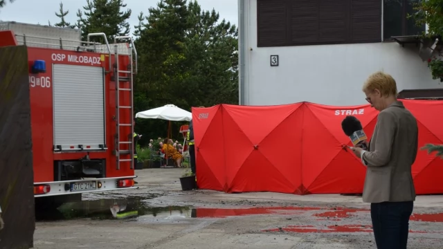 Tczew - Pożar w Maleninie. Nie żyją dwie osoby [FOTO, WIDEO]