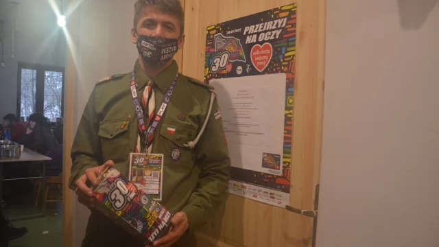 Tczew - Wielka Orkiestra Świątecznej Pomocy gra na ulicach Tczewa