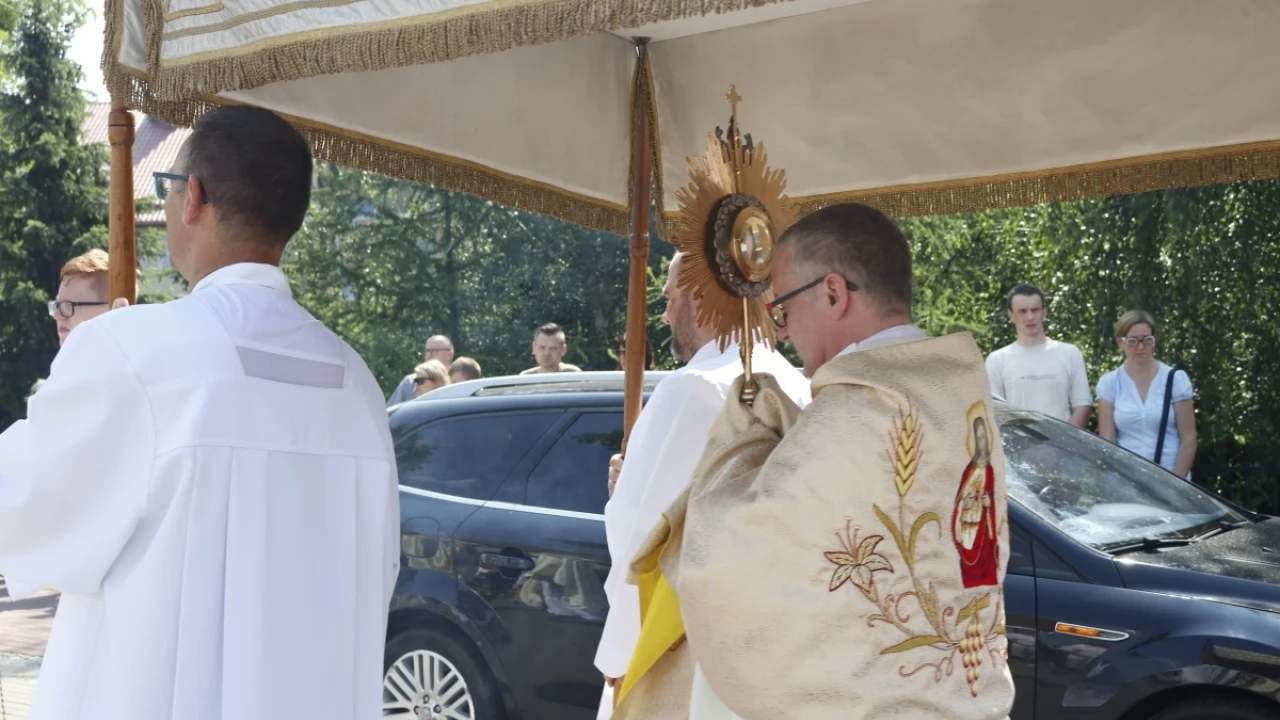 Tczew - Boże Ciało - procesja z Najświętszym Sakramentem