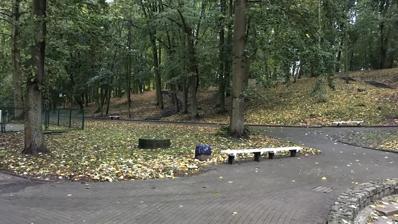 Tczew - Park Miejski jesienią z dnia 7.10.2016