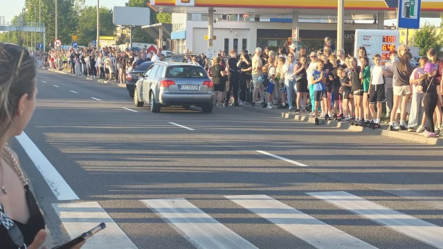 Tczew - Łatwogang przejechał przez Tczew w drodze po rekord i zdrowie dzieci!