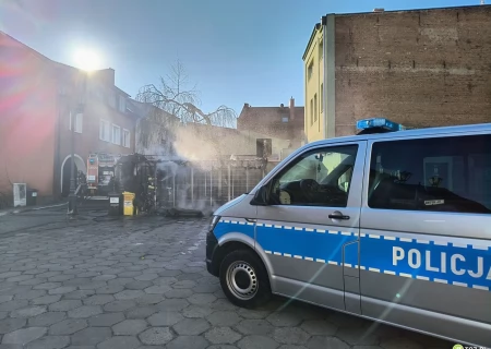 Tczew - Czarny, gryzący dym nad Tczewem. Co się paliło?