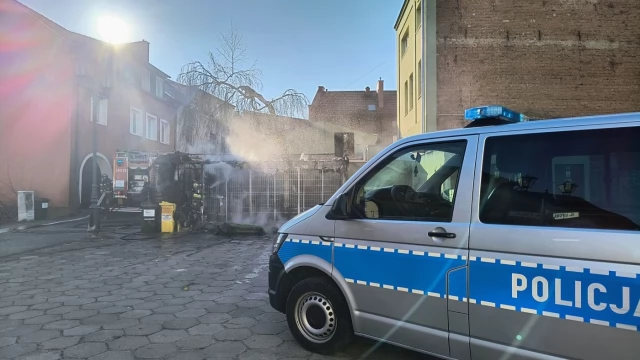 Tczew - Czarny, gryzący dym nad Tczewem. Co się paliło?