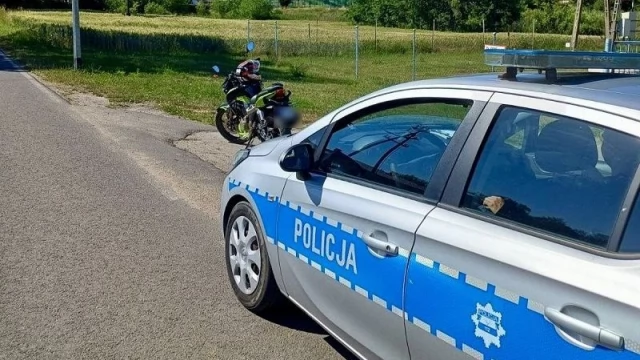 Tczew - Bez prawa jazdy na junaku - kontrola w Pelplinie zakończona wnioskiem do sądu