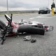 Tczew - Kierowca ciężarówki wymusił pierwszeństwo motorowerzyście