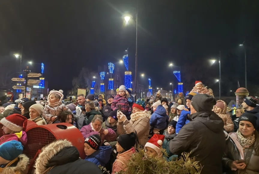 Tczew - Mikołaj odpalił w Tczewie święta