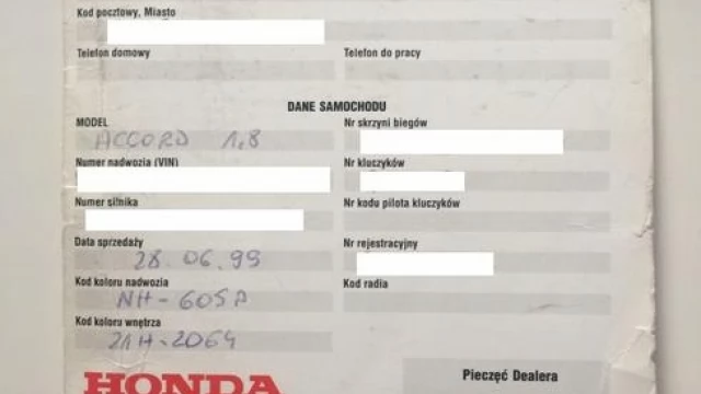 Tczew - Tczewska Honda po Donaldzie Tusku robi furrorę w sieci