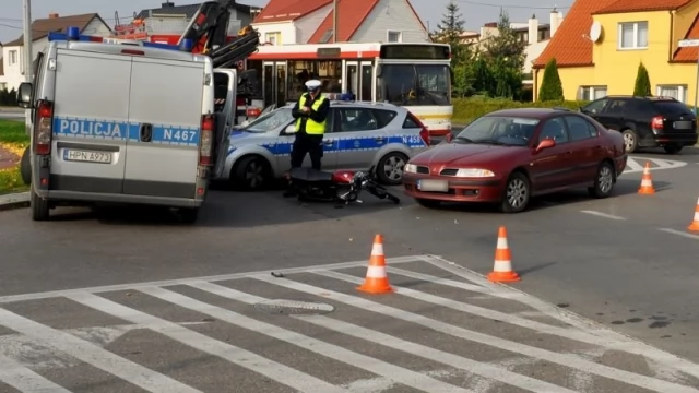 Tczew - Policjanci wyjaśniają okoliczności dwóch wypadków