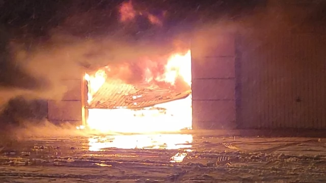 Tczew - Pożar na Jurgo. Spłonęło Audi