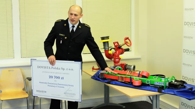Tczew - Tczewscy strażacy dostali prezent