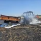Tczew - Strażacy walczyli z pożarem na polu