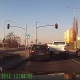 Tczew - Nagranie szaleńca, który wcześniej ranił policjanta i staranował radiowóz (WIDEO)