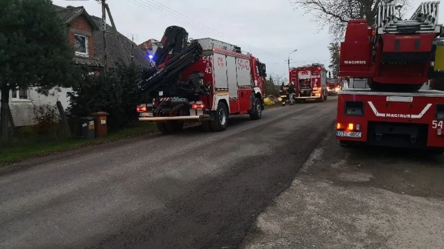 Tczew - Rybaki. Jedna osoba poszkodowana w wyniku pożaru