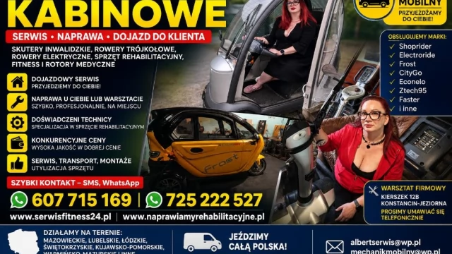 Tczew - Serwis naprawa skuterów inwalidzkich SHOPRIDER, wó
