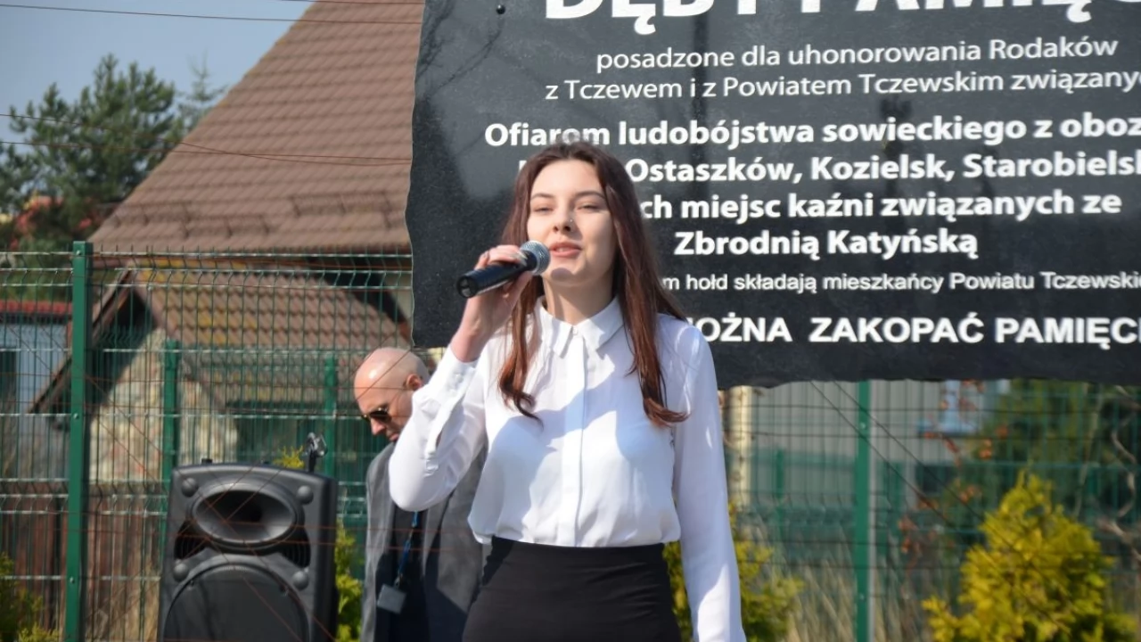 Tczew - Uroczystości przy Panteonie Katyńskim