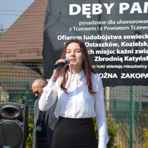 Tczew - Uroczystości przy Panteonie Katyńskim